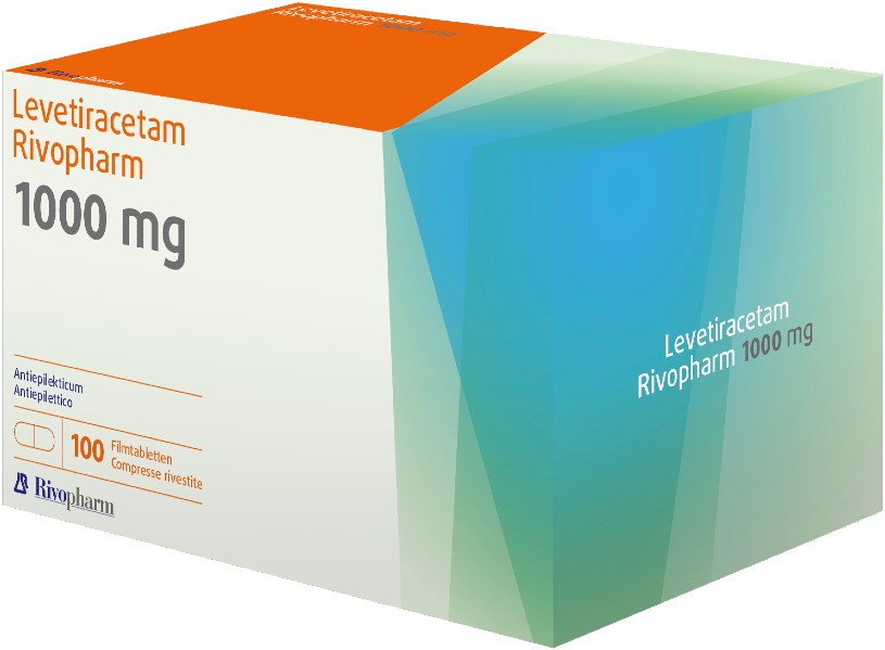 Levetiracetam Rivopharm 1000mg 100 Rivopharm