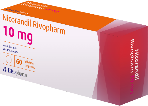 Nicorandil Rivopharm 10mg 60 Rivopharm   Nicorandil 10 60 